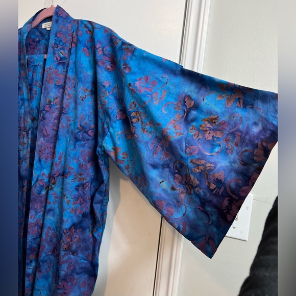 Novica Batik Bathrobe S/M - Picture 4 of 17